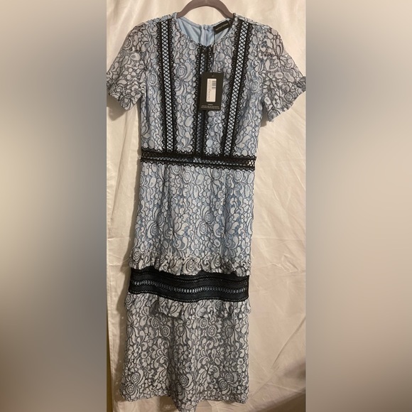 PrettyLittleThing Dresses & Skirts - PrettyLittleThing Blue Lace Dress